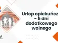 Ręce chroniące rodzinę z papieru. Urlop opiekuńczy to 5 dni dodatkowego wolnego. RBH Biuro Rachunkowe.