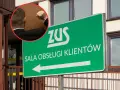 Zwolnienie od psychiatry a kontrola ZUS – forum. Mężczyzna w garniturze zaciśniętą pięścią przed budynkiem ZUS.