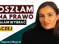 Młoda kobieta opowiada o swoich studiach prawniczych. Napisy: "Poszłam na prawo, mogłam wybrać inaczej".