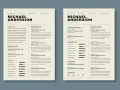 CV Michaela Andersona z sekcjami: doświadczenie, edukacja, umiejętności, organizacja, ekspertyzy, nagrody i hobby. Idealne na staż.