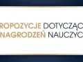 Najnowsze wiadomości: propozycje dotyczące wynagrodzeń nauczycieli.