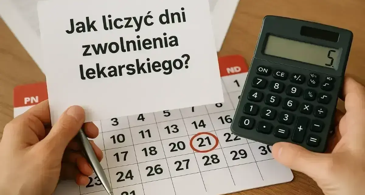 Jak liczyć dni zwolnienia lekarskiego 182 dni? Kalendarz, kalkulator i notatka pomagają w obliczeniach.