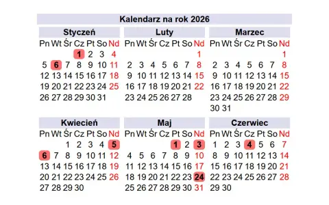 Wakacje 2026 już 27 czerwca! Sprawdź pełny kalendarz dni wolnych