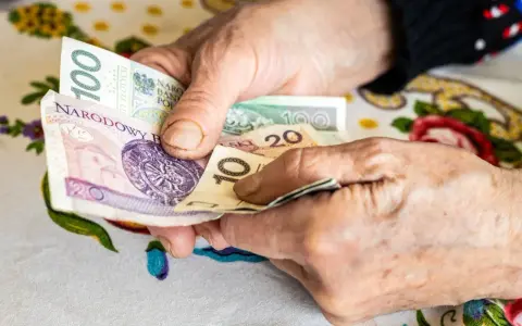 Dłonie liczą polskie banknoty. Zastanawiasz się, w jakim miesiącu najlepiej przejść na emeryturę, by mieć więcej pieniędzy?
