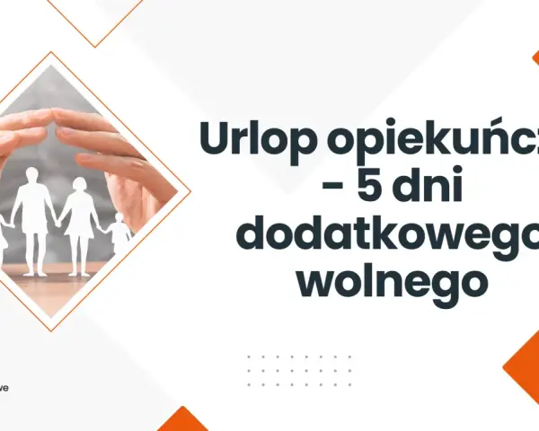 Ręce chroniące rodzinę z papieru. Urlop opiekuńczy to 5 dni dodatkowego wolnego. RBH Biuro Rachunkowe.