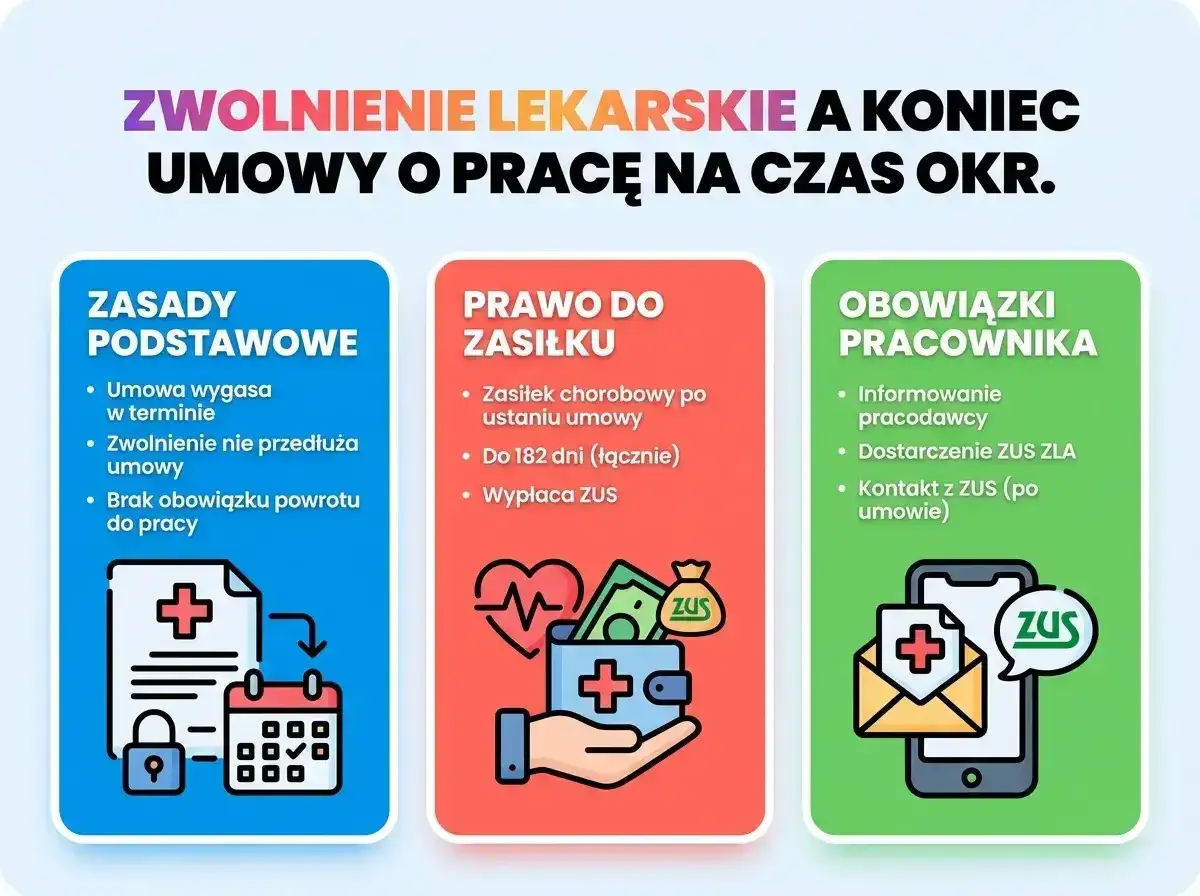 Zwolnienie lekarskie a umowa na czas określony: zasady, prawo do zasiłku i obowiązki pracownika. Ile można być na zwolnieniu lekarskim od psychiatry?