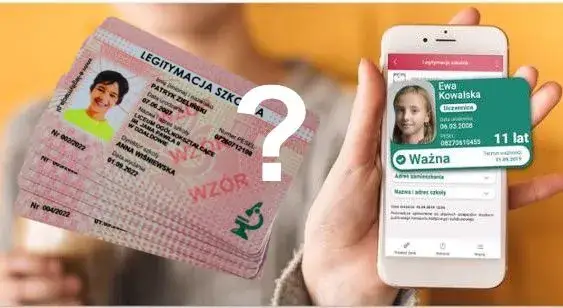 legitymacja szkolna dow&oacute;d osobisty por&oacute;wnanie