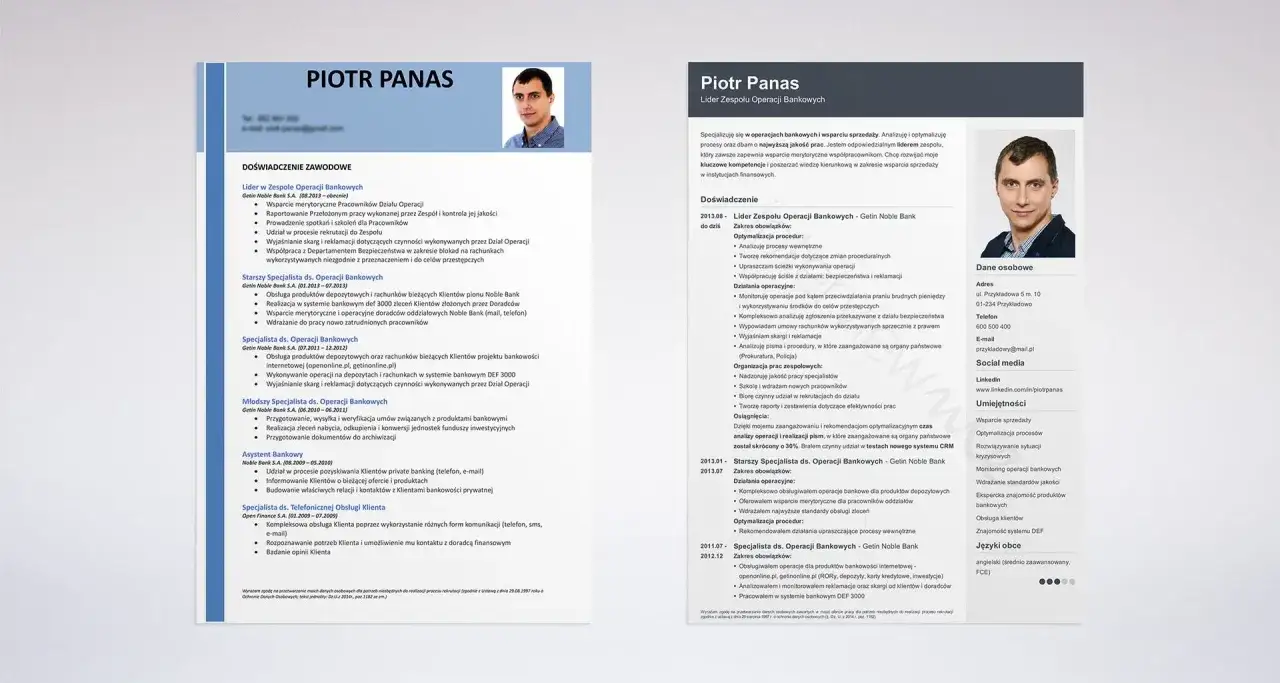 Piotr Panas, lider zespołu operacji bankowych. Moja motywacja do pracy to ciągłe doskonalenie procesów i wsparcie zespołu.