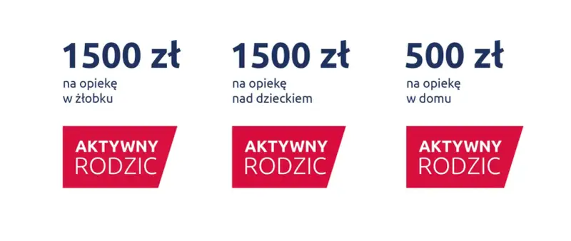 Trzy opcje wsparcia dla rodziców: 1500 zł na żłobek, 1500 zł na dziecko, 500 zł na dom. Aktywny rodzic zyskuje!